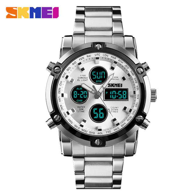 Fashionable Men's Digital Sports Business Watches