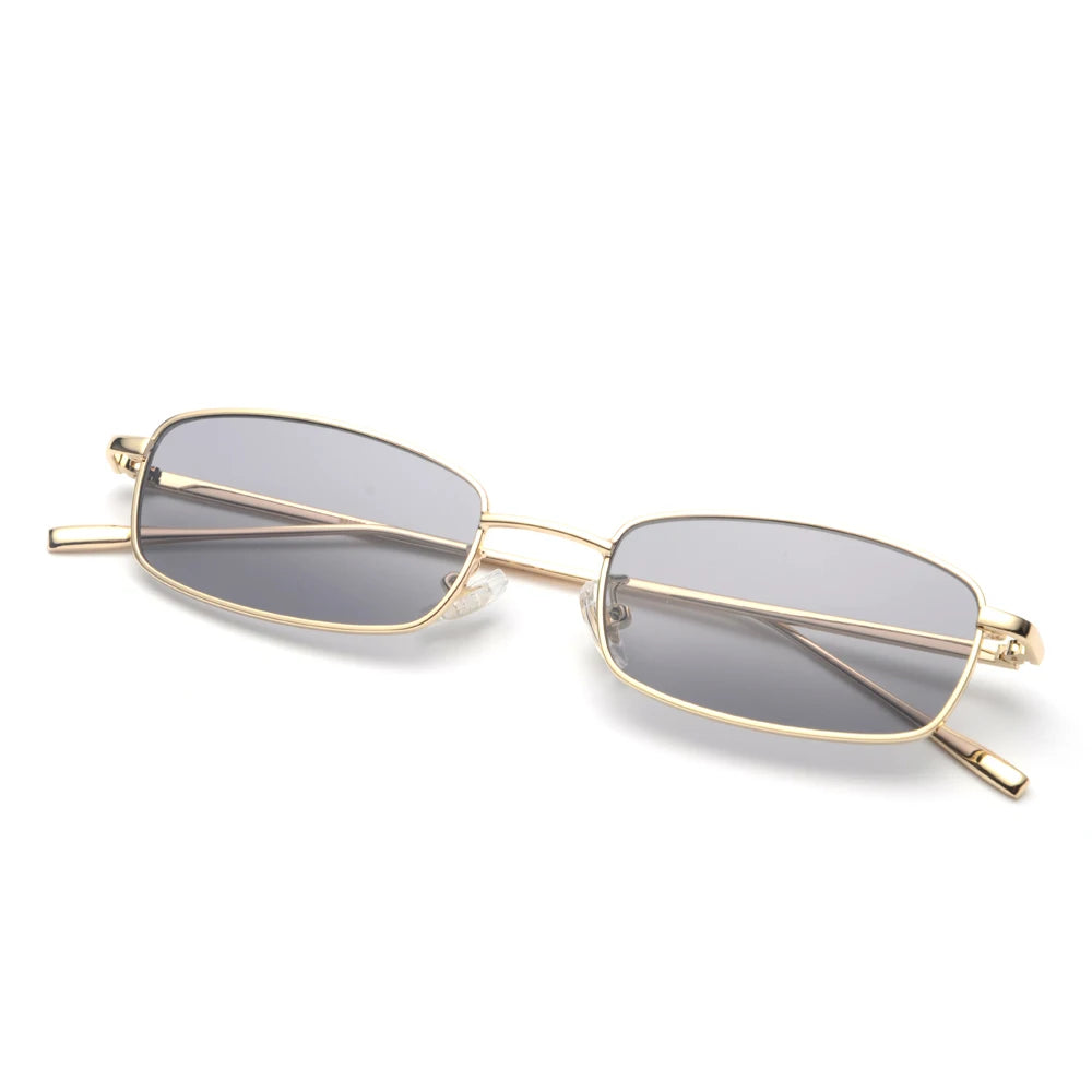 Rimless Rectangle Fashion Sunglasses