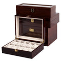 20-Slot Glass Top Watch Collection Box