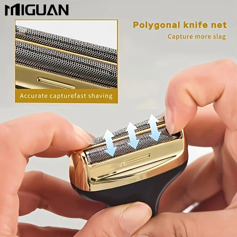 3-in-1 LCD Hair Clipper & Foil Shaver Set