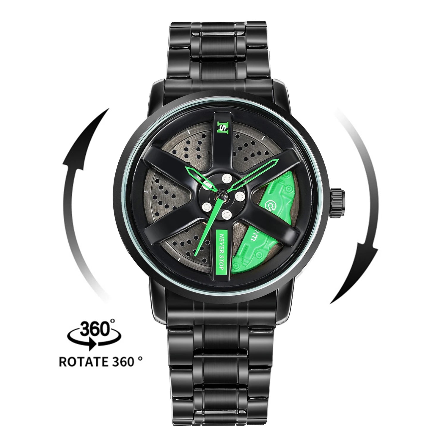 Silver Mesh Strap Luxury Watch