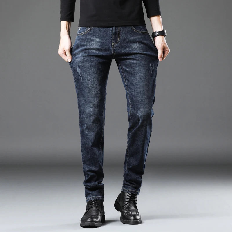 Tapered Fit Stretch Comfort Jeans