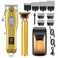 3-in-1 Rechargeable Shaver & Grooming Kit