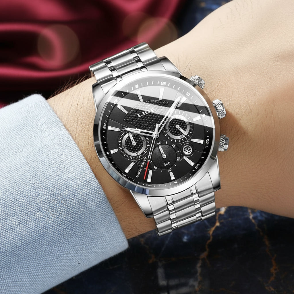 Men's LIGE Sports Quartz Watches