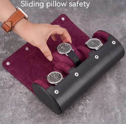 Leather Travel Portable Storage Watch Box