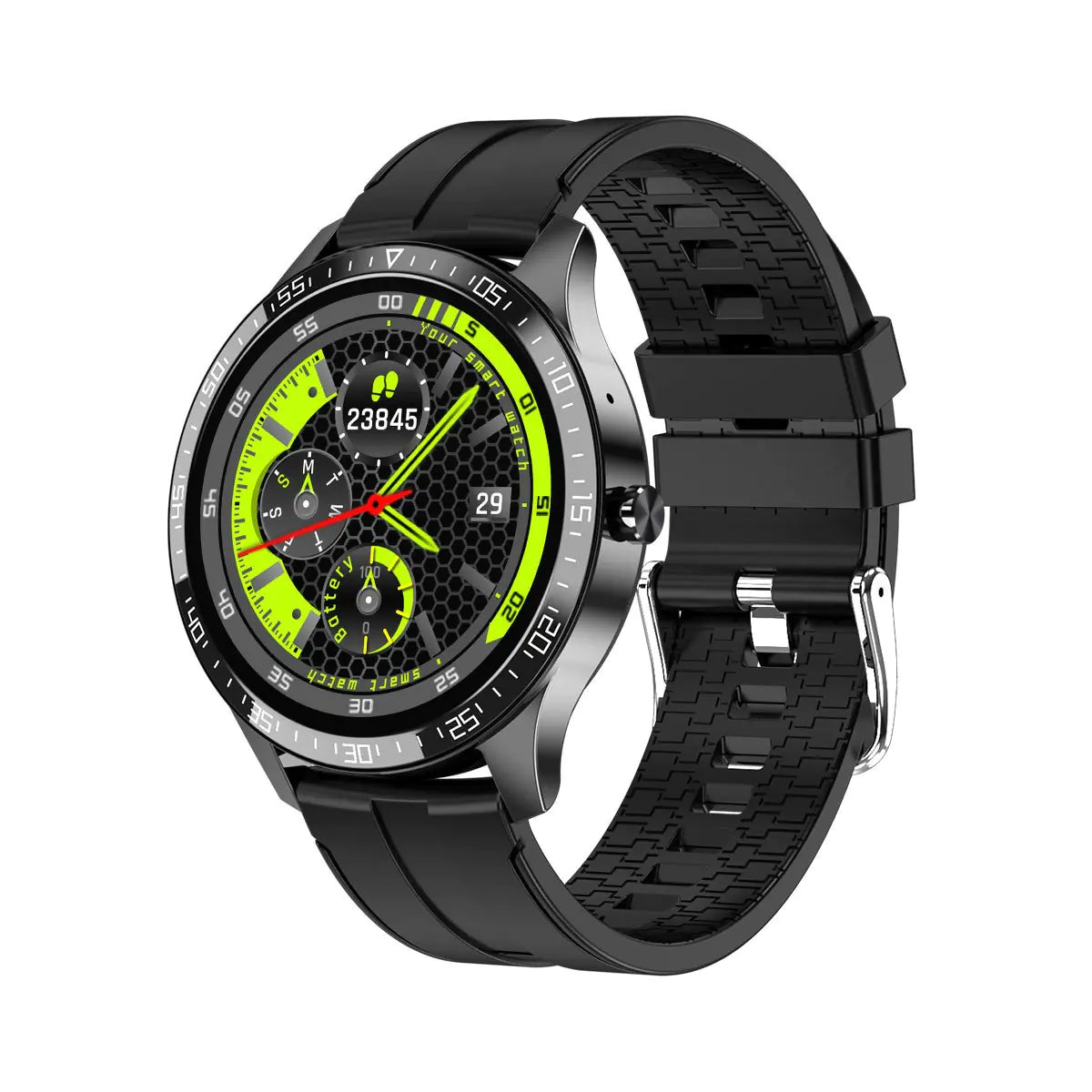 Smart Bluetooth Health Monitoring Watch for Temperature & BP