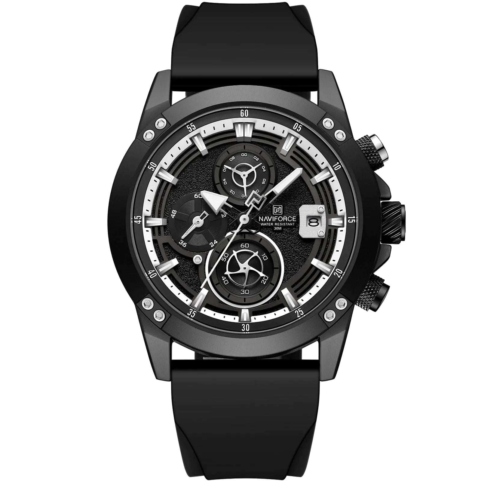 NAVIFORCE Creativity Chronograph Business Analog Quartz Wristwatch for Men